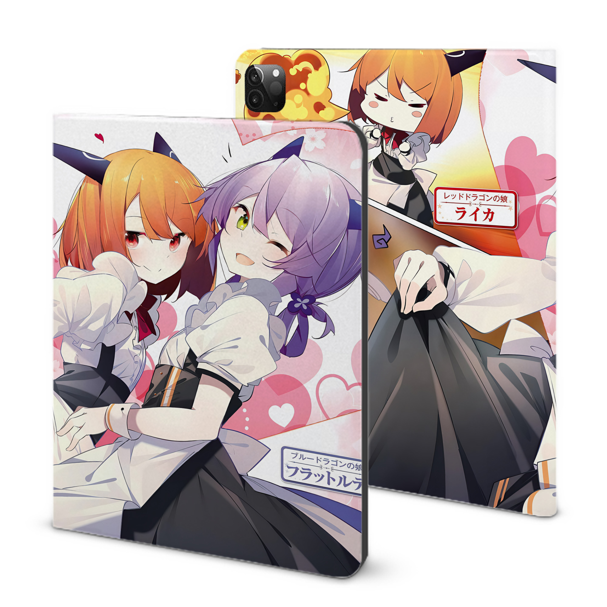 （画像用） 転スラ Regarding Reincarnated to Slime IPadケース ペンホルダー付き ブックスタイルデザイン
